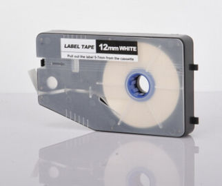 De witte/Gele/Zilveren Band van de Etiketmaker lamineerde 12mm voor draad het merken