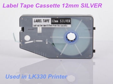 De Makerband 12mm van het metalen kap van letters voorziende Etiket voor elektrische installatie, Zilver