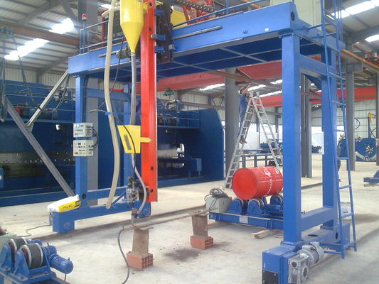 Hoge efficiëntie Light Pole Machine, High Mast Gantry Lasmachine voor grote pijp / buis