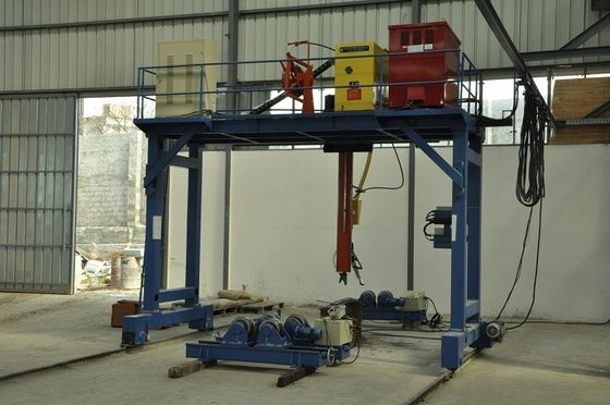 Hoge efficiëntie Light Pole Machine, High Mast Gantry Lasmachine voor grote pijp / buis