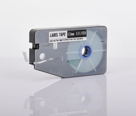 De Makerband 12mm van het metalen kap van letters voorziende Etiket voor elektrische gele installatie,