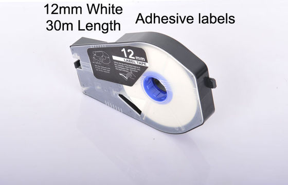 mededeling 12mm etiketband voor elektronische van letters voorziende machine wordt gelamineerd die
