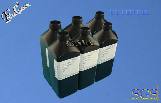 Aangepaste LEIDENE UV Geneesbare Inkt voor Epson DX5/DX6/DX7 de UVinkt van de printernieuwe vulling