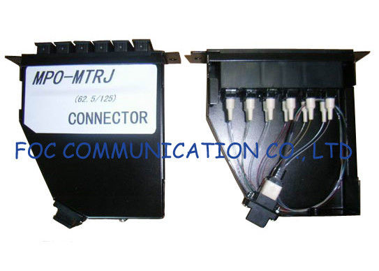 Comité van het vezel het Optische die Flard voor Telecommunicatie/MPO-Cassettehoogtepunt met MTRJ-Vlechten worden geladen