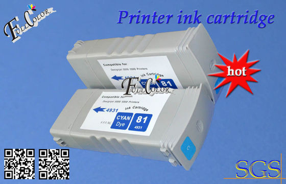 Snelle Druk HP 81 de Patroon van de de Kleurstofinkt van BK C M Y 680ml voor de Printer van Gebruikshp Desiginjet D5800