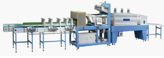 Kan Gebottelde Automatische Drank in dozen doen krimpen Omslagmachine met PLC controle