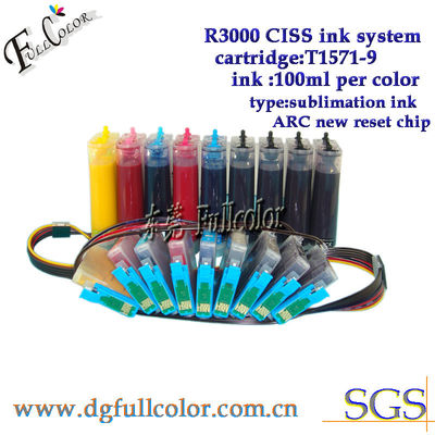 De volledige Pigmentinkt vulde Epson T1571 opnieuw - van de de Inktlevering van T1579 CISS Ononderbroken Systeem 9 kleuren 200ml elke kleur