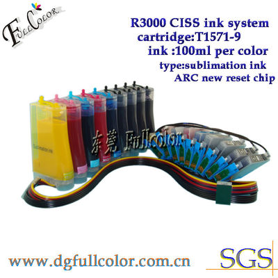 De volledige Pigmentinkt vulde Epson T1571 opnieuw - van de de Inktlevering van T1579 CISS Ononderbroken Systeem 9 kleuren 200ml elke kleur