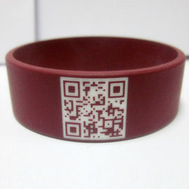 Van de het Siliconeenergie van de douaneqr Code de Armband Zachte Milieuvriendelijke Veelkleurig